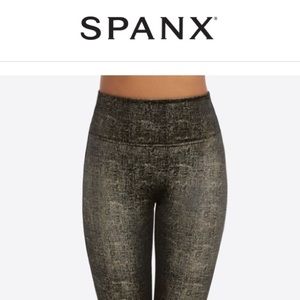SPANX VELVET SHINE LEGGINGS